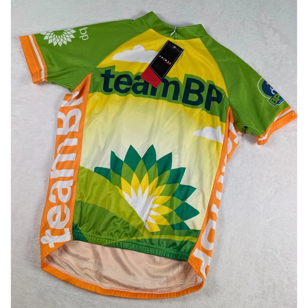 Primal Cycling Jersey‎ "Team BP" Mens Medium Full Zip NWT